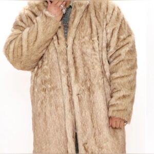 Luxurious Faux Fur Coat